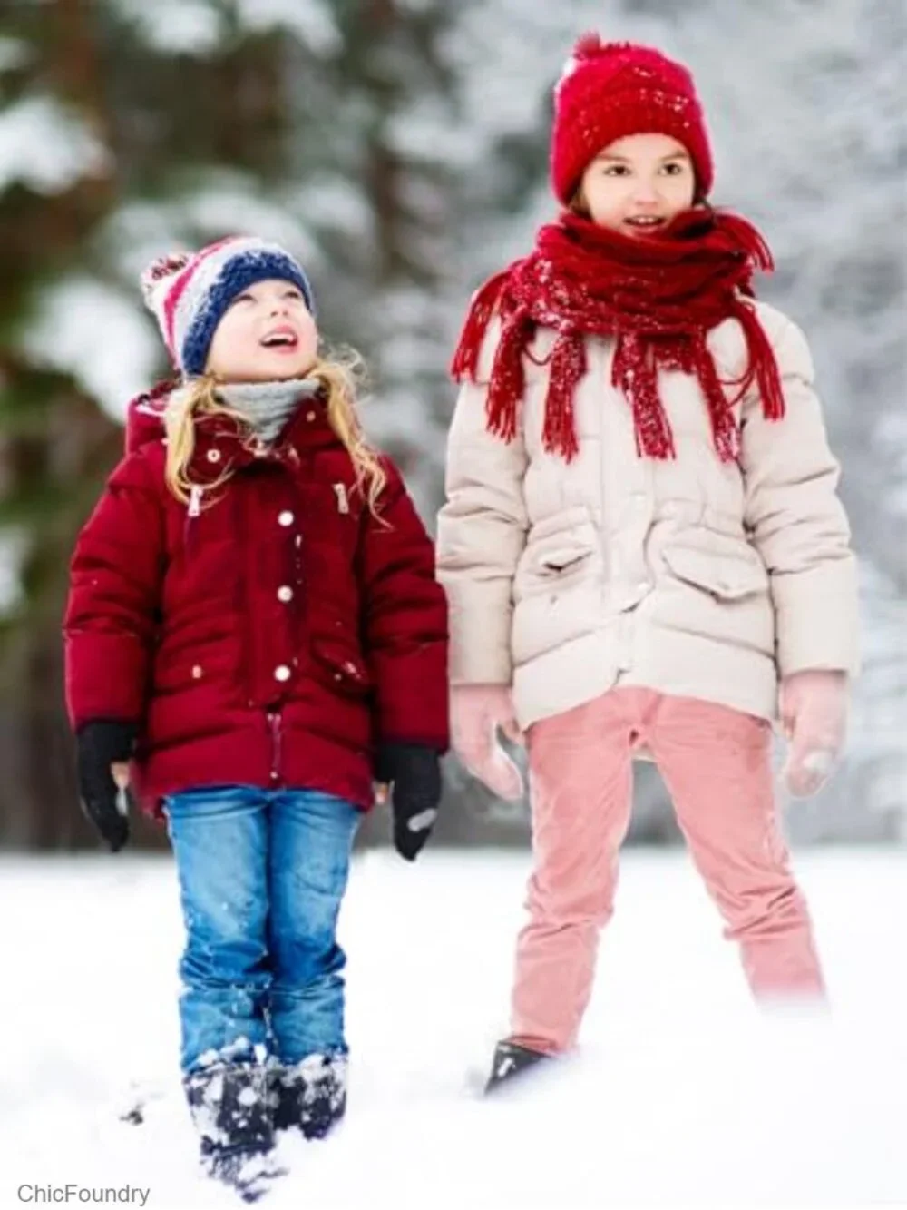 3 Pairs Kids Fingerless Gloves Winter Warm Convertible Flip Top Half Mitten